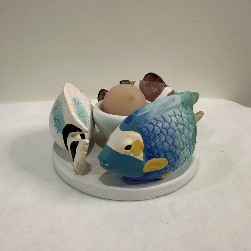 Decorative Fish Ceramic Candle Holder